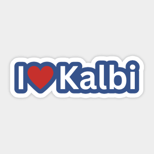 I Love Kalbi Sticker